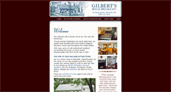 Desktop Screenshot of gilbertsbb.com