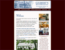 Tablet Screenshot of gilbertsbb.com